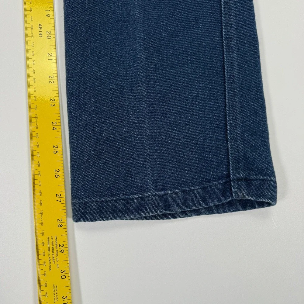 VTG Levi's Orange Tab Jeans Mens 34x28 Blue Flare Denim Talon USA Skosh 90s 549